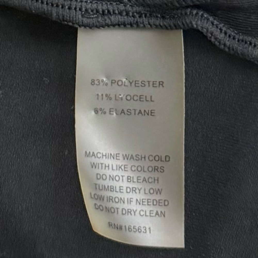 Johnny Was Calme Effect‎ Long Sleeve Black T-Shirt Women Size Large Lounge - Picture 12 of 13